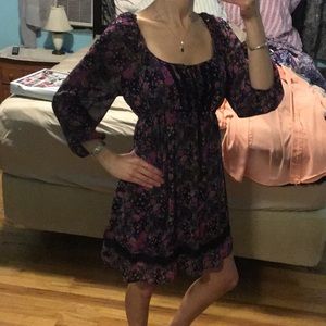 Vintage style 70’s flowy dress